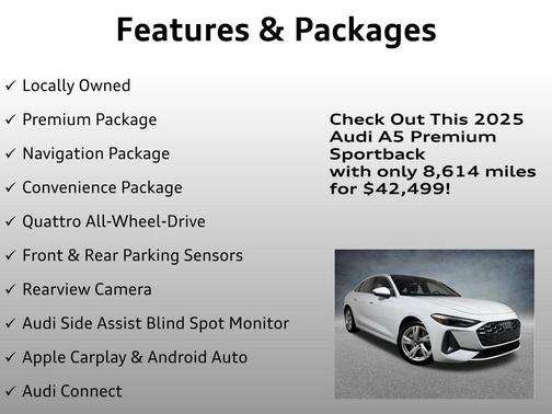 2025 Audi A5 2.0T Premium
