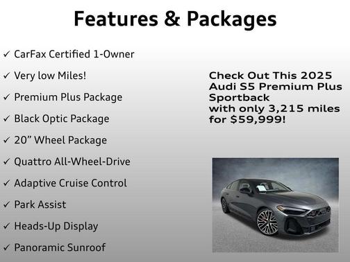2025 Audi S5 3.0T Premium Plus