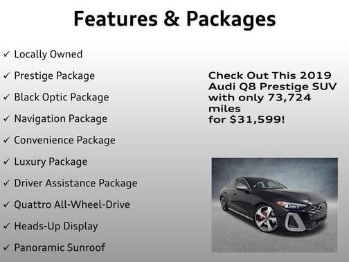 2019 Audi Q8 3.0T Prestige