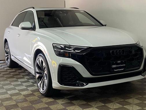 Glacier White 2026 Audi Q8 55 Prestige