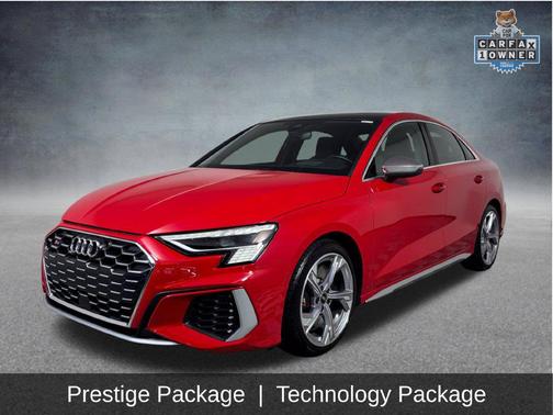 Tango Red Metallic 2023 Audi S3 2.0T Prestige