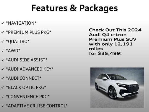 2024 Audi Q4 e-tron Premium Plus