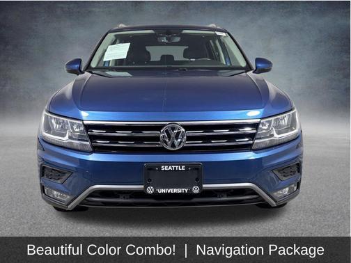 Silk Blue Metallic 2019 Volkswagen Tiguan 2.0T SEL