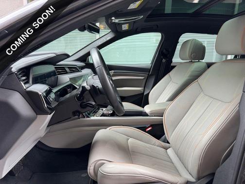 Gray 2024 Audi Q8 e-tron Prestige