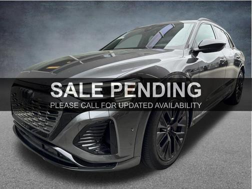 Gray 2024 Audi Q8 e-tron Prestige