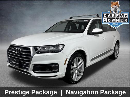 Carrara White 2018 Audi Q7 3.0T Prestige
