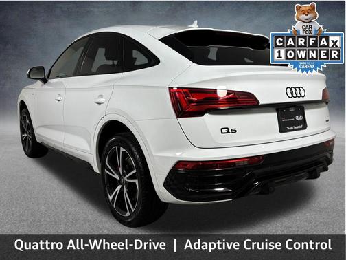 Glacier White Metallic 2025 Audi Q5 45 S line Premium Plus