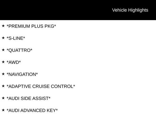 2023 Audi A5 Sportback 45 S Line Premium Plus