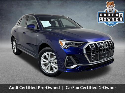 Navarra Blue Metallic 2025 Audi Q3 45 S line Premium Plus