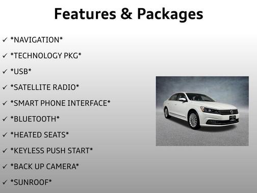 2016 Volkswagen Passat 1.8T SE w/Technology