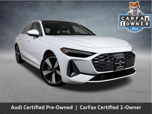 Glacier White Metallic 2025 Audi A5 2.0T Premium Plus