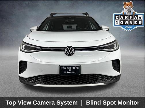 Glacier White Metallic/Black Roof 2021 Volkswagen ID.4 Pro S