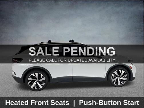 Glacier White Metallic/Black Roof 2021 Volkswagen ID.4 Pro S