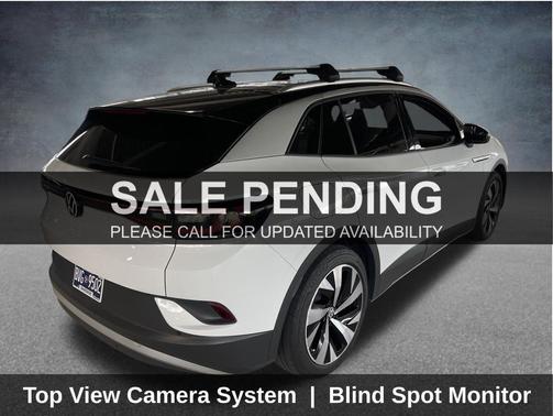 Glacier White Metallic/Black Roof 2021 Volkswagen ID.4 Pro S