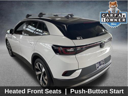 Glacier White Metallic/Black Roof 2021 Volkswagen ID.4 Pro S