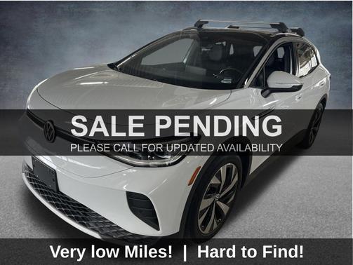 Glacier White Metallic/Black Roof 2021 Volkswagen ID.4 Pro S