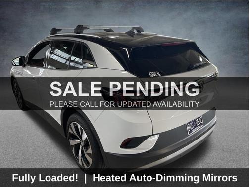 Glacier White Metallic/Black Roof 2021 Volkswagen ID.4 Pro S