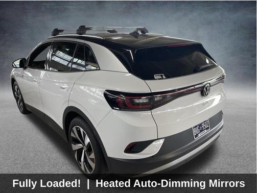Glacier White Metallic/Black Roof 2021 Volkswagen ID.4 Pro S