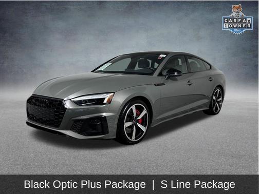 Gray Metallic 2023 Audi A5 Sportback 45 S Line Premium Plus