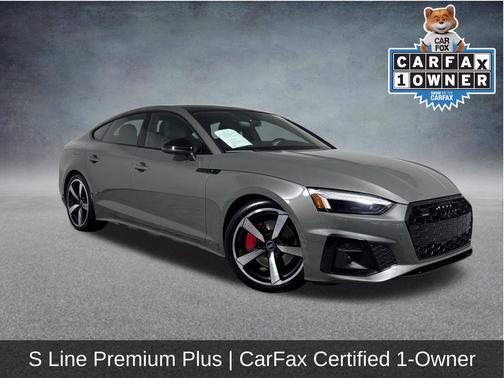 Gray Metallic 2023 Audi A5 Sportback 45 S Line Premium Plus