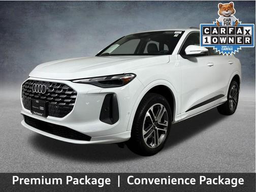 Glacier White Metallic 2025 Audi Q5 2.0T Premium