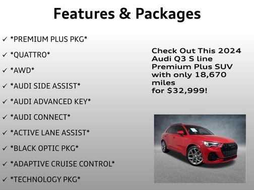 2024 Audi Q3 45 S line Premium Plus