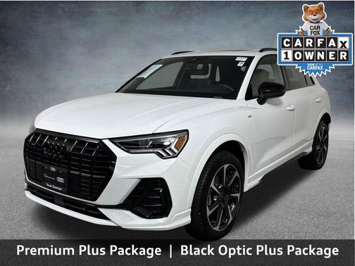 Glacier White Metallic 2025 Audi Q3 45 S line Premium Plus