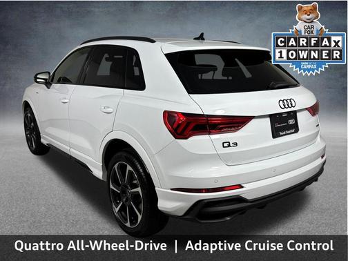 Glacier White Metallic 2025 Audi Q3 45 S line Premium Plus