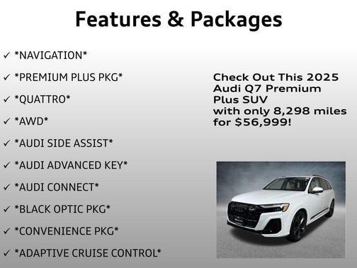 2025 Audi Q7 55 Premium Plus