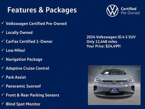 Pure Gray 2024 Volkswagen ID.4 S