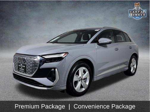 Pebble Gray 2025 Audi Q4 e-tron Premium