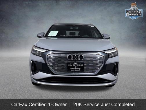 Pebble Gray 2025 Audi Q4 e-tron Premium