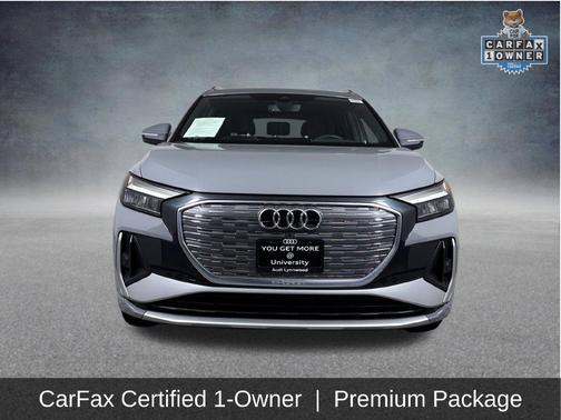 Pebble Gray 2025 Audi Q4 e-tron Premium