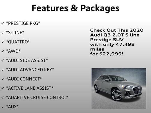 2020 Audi Q3 45 S line Prestige