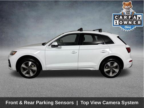 Glacier White Metallic 2023 Audi Q5 40 Premium Plus