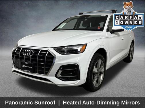 Glacier White Metallic 2023 Audi Q5 40 Premium Plus