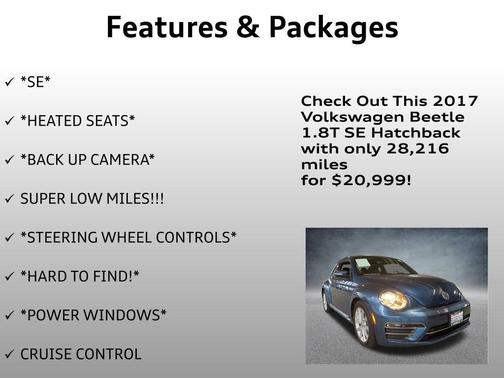 2017 Volkswagen Beetle 1.8T SE