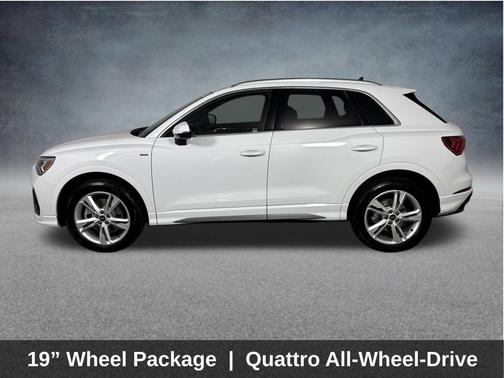 Glacier White Metallic 2024 Audi Q3 45 S line Premium Plus