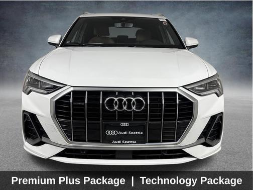 Glacier White Metallic 2024 Audi Q3 45 S line Premium Plus