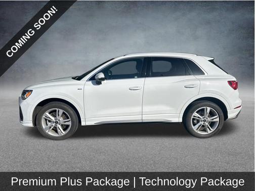 Glacier White Metallic 2024 Audi Q3 45 S line Premium Plus