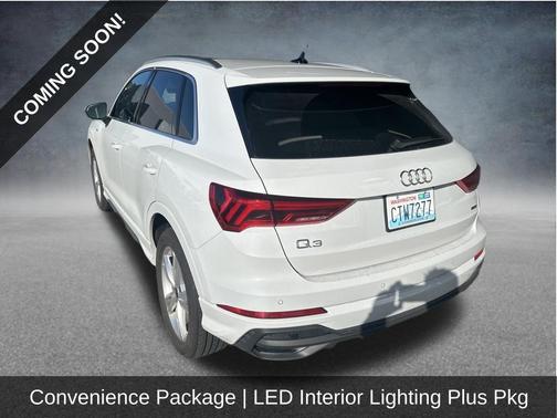 Glacier White Metallic 2024 Audi Q3 45 S line Premium Plus