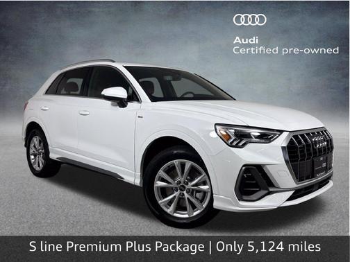Arkona White 2025 Audi Q3 45 S line Premium Plus