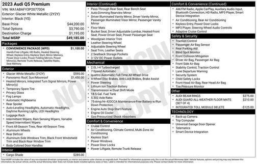 2023 Audi Q5 40 Premium