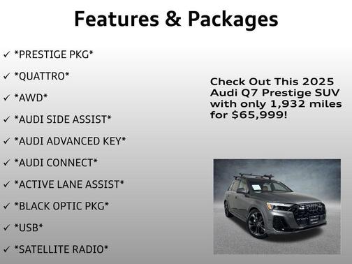2025 Audi Q7 55 Prestige