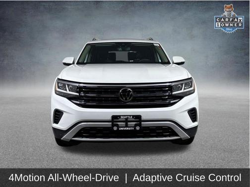 Opal White Pearl 2023 Volkswagen Atlas 3.6L SEL