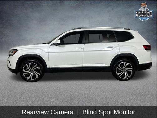 Opal White Pearl 2023 Volkswagen Atlas 3.6L SEL