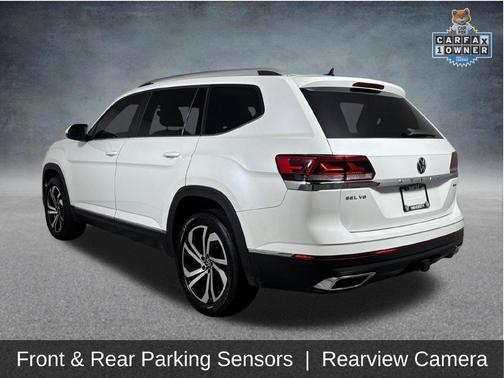 Opal White Pearl 2023 Volkswagen Atlas 3.6L SEL