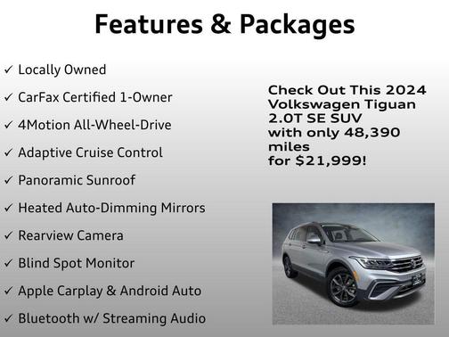 Pyrite Silver Metallic 2024 Volkswagen Tiguan 2.0T SE 4MOTION