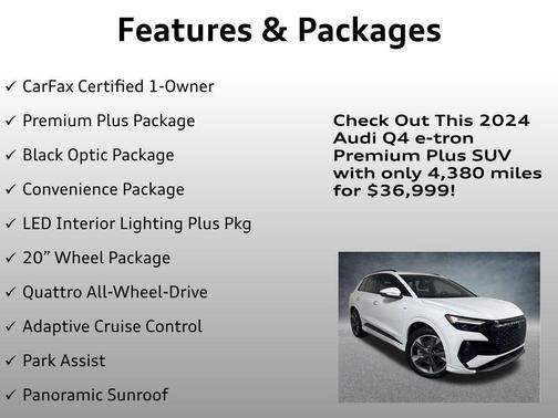 2024 Audi Q4 e-tron Premium Plus
