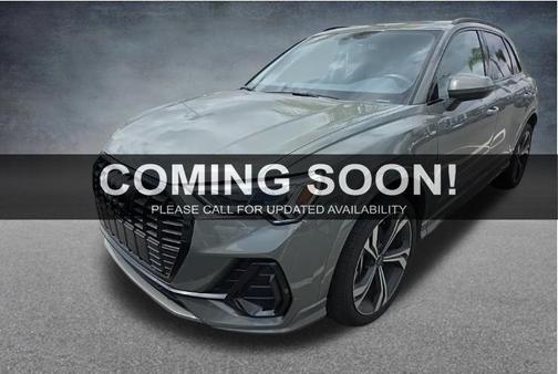 Gray Metallic 2024 Audi Q3 45 S line Premium Plus